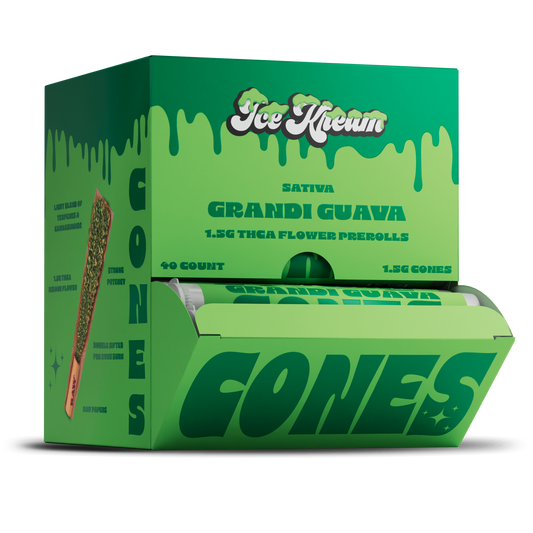 Ice Kream THCA 1.5G Pre-roll CONES (40 Count Display)