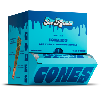 Ice Kream THCA 1.5G Pre-roll CONES (40 Count Display)