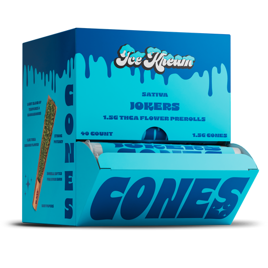 Ice Kream THCA 1.5G Pre-roll CONES (40 Count Display)