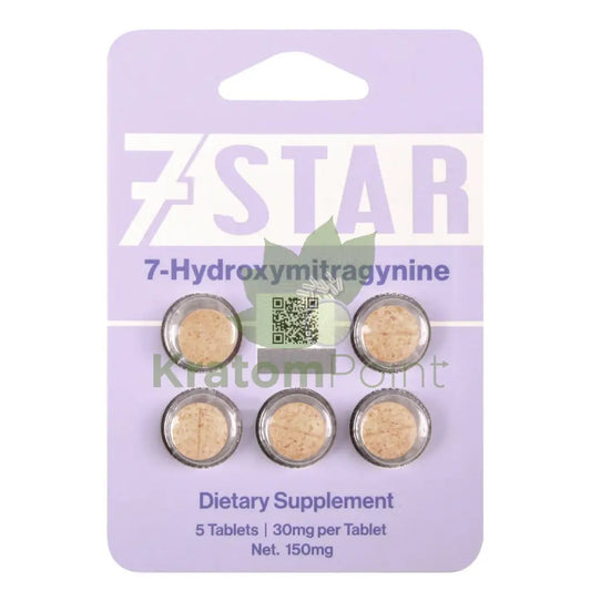 7-Star 7-Hydroxy 30mg Kratom Tablets (12pk Display)