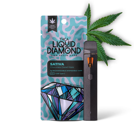 Affinity THC-A Liquid Diamond 2G Disposable (5pk Display)