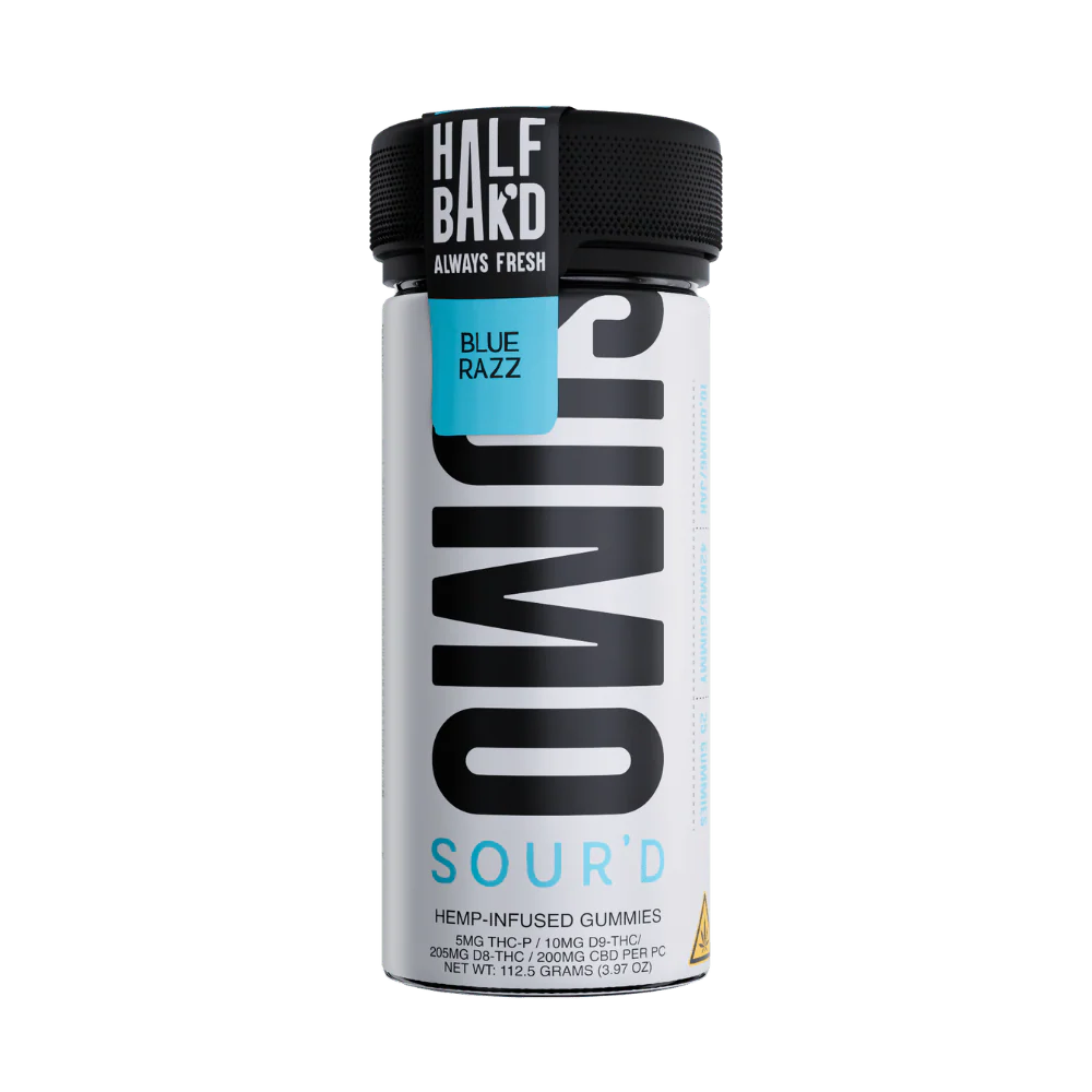 Half Bak'd SUMO D9 SOUR'D Gummies 10,000mg (6-Pack Display)