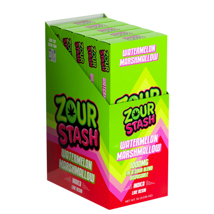 Zour Stash THC-A 1G Live Resin Disposable (5pk Display)