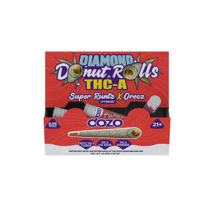 Dozo Diamond THCA Live Rosin 2.25G Donut Rolls (20pk Display)