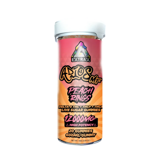 Delta Extrax Adios MF 12,000Mg THCA Gummies (6-Pack Display)