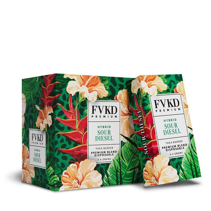 FVKD Premium THCA Badder Disposables 3.5G (6pk Display)