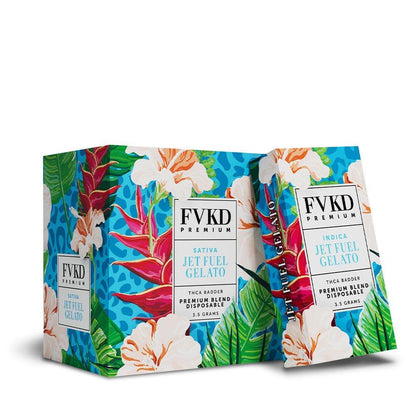 FVKD Premium THCA Badder Disposables 3.5G (6pk Display)