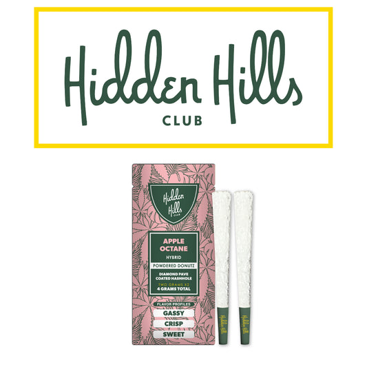 Hidden Hills THC-A Powdered DONUTZ Diamond HASHHOLE 2GX2PK (10pk Display)