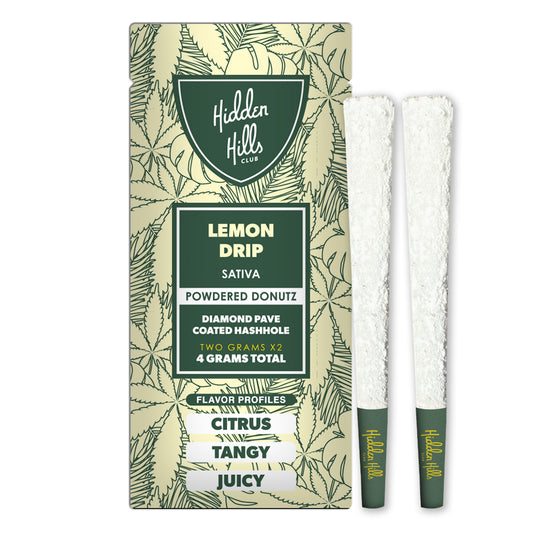 Hidden Hills THC-A Powdered DONUTZ Diamond HASHHOLE 2GX2PK (10pk Display)