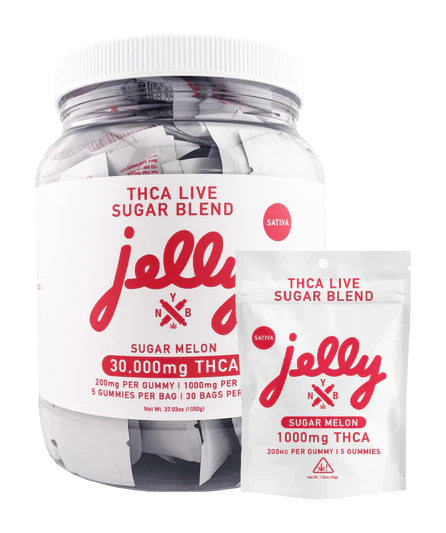 Jelly 30,000MG Live Sugar THC Gummies (30pk Display)