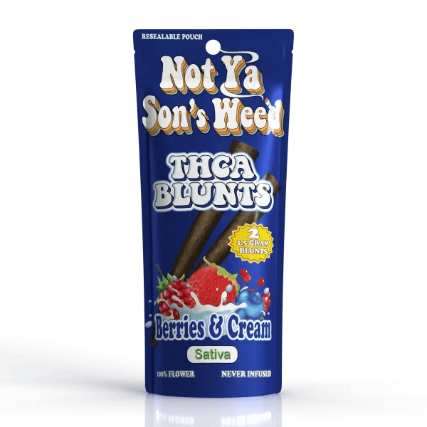 Not Ya Sons Weed THCA Blunts 2pk (10-unit Display)