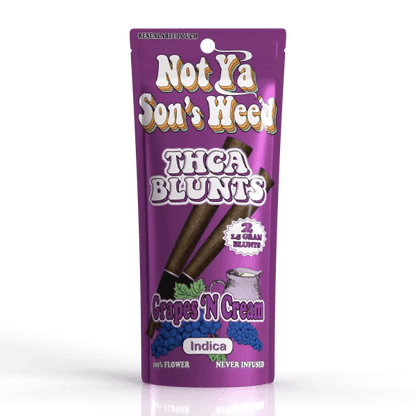 Not Ya Sons Weed THCA Blunts 2pk (10-unit Display)