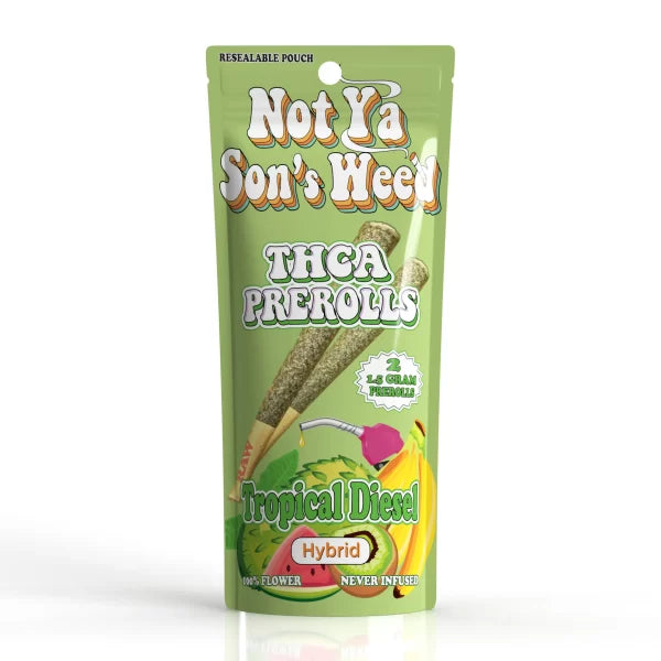 Not Ya Sons Weed THC-A Pre rolls (10-pack Display)