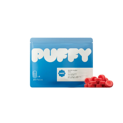 PUFFY Live Resin THC Gummies 25mg (5pk Display)