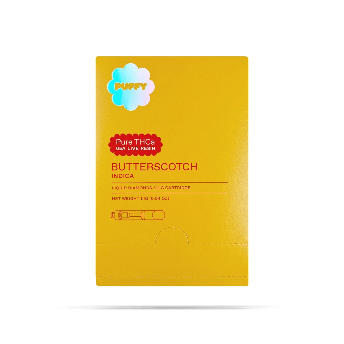 PUFFY Pure THCA Live Resin Cartridge 1.1G (10pk display)
