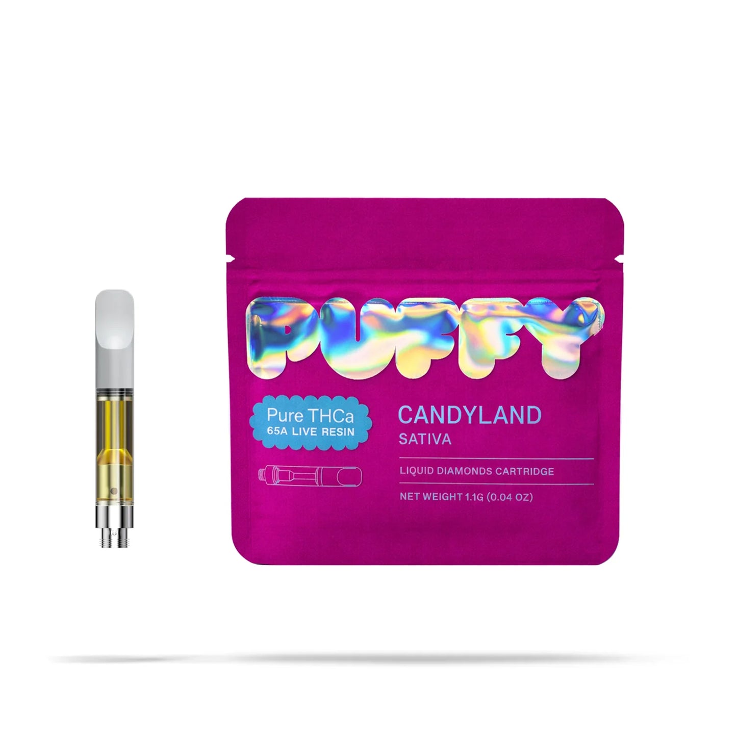 PUFFY Pure THCA Live Resin Cartridge 1.1G (10pk display)