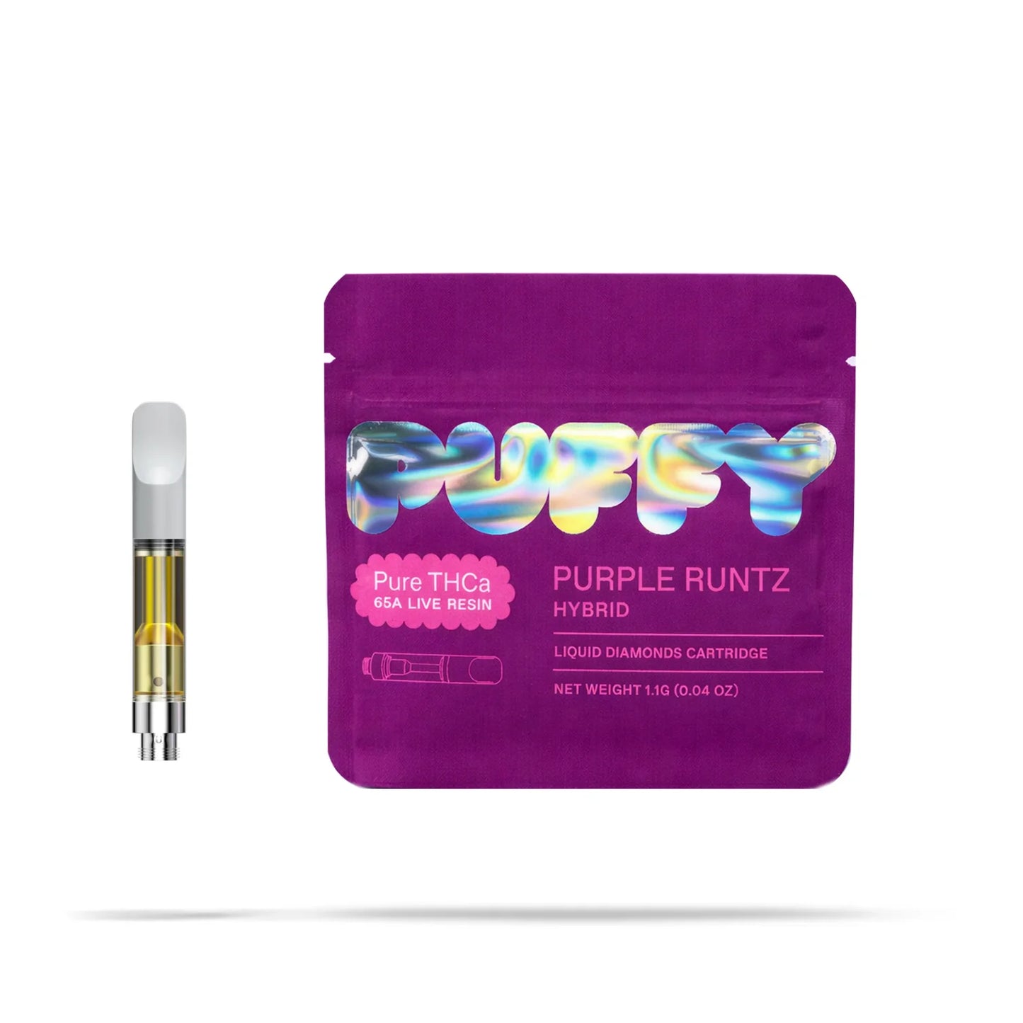 PUFFY Pure THCA Live Resin Cartridge 1.1G (10pk display)