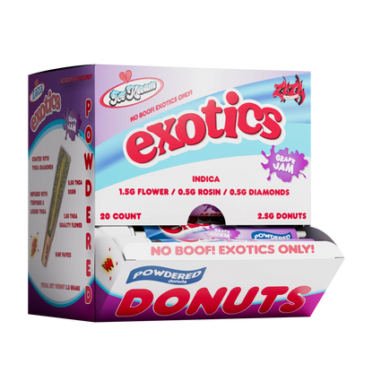 Ice Kream EXOTICS THC-A Donut Hash Holes (20pk Display)