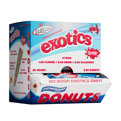 Ice Kream EXOTICS THC-A Donut Hash Holes (20pk Display)
