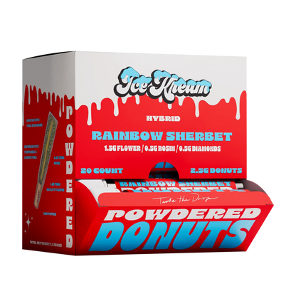 Kream 2.5G THC-A Powdered Donuts (20pk-Display)