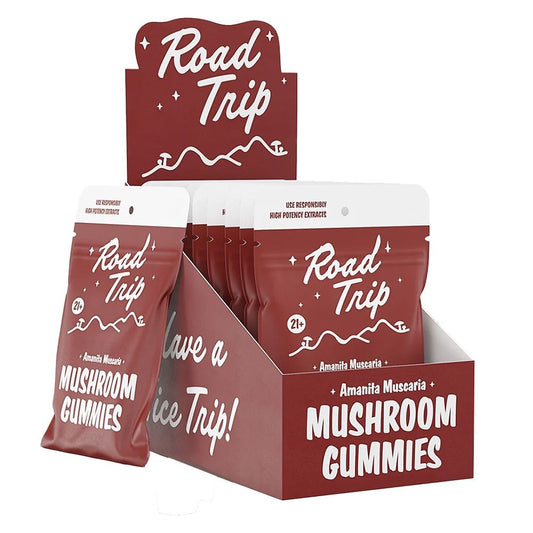 Road Trip Amanita Mushroom Gummies (10-Pack Display)