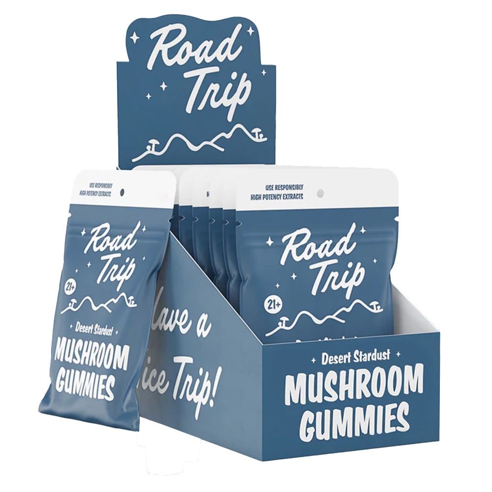 Road Trip Mushroom Gummies 10ct Display