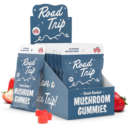 Road Trip Mushroom Gummies 10ct Display