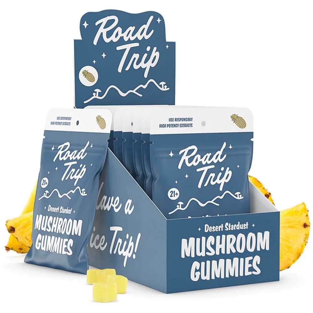 Road Trip Mushroom Gummies 10ct Display