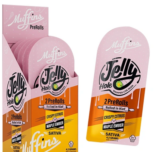 Muffins Jelly Hole 2G THC-A 2PK Pre-rolls (5pk Display)