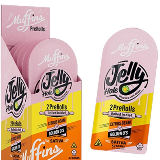 Muffins Jelly Hole 2G THC-A 2PK Pre-rolls (5pk Display)