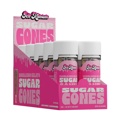 ICE CREAM THC-A 2G SUGAR CONES (10pk-Display)
