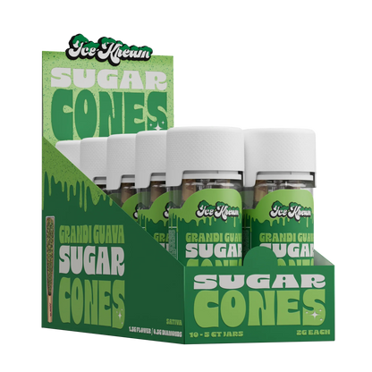ICE CREAM THC-A 2G SUGAR CONES (10pk-Display)