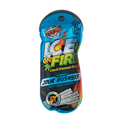 Wazabi 3ct Ice on Fire 2G THCA Pre-roll (5pk Display)