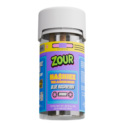 Zour Stash 1GX3pk THC-A Ha$hiez Pre-rolls (10pk Display)