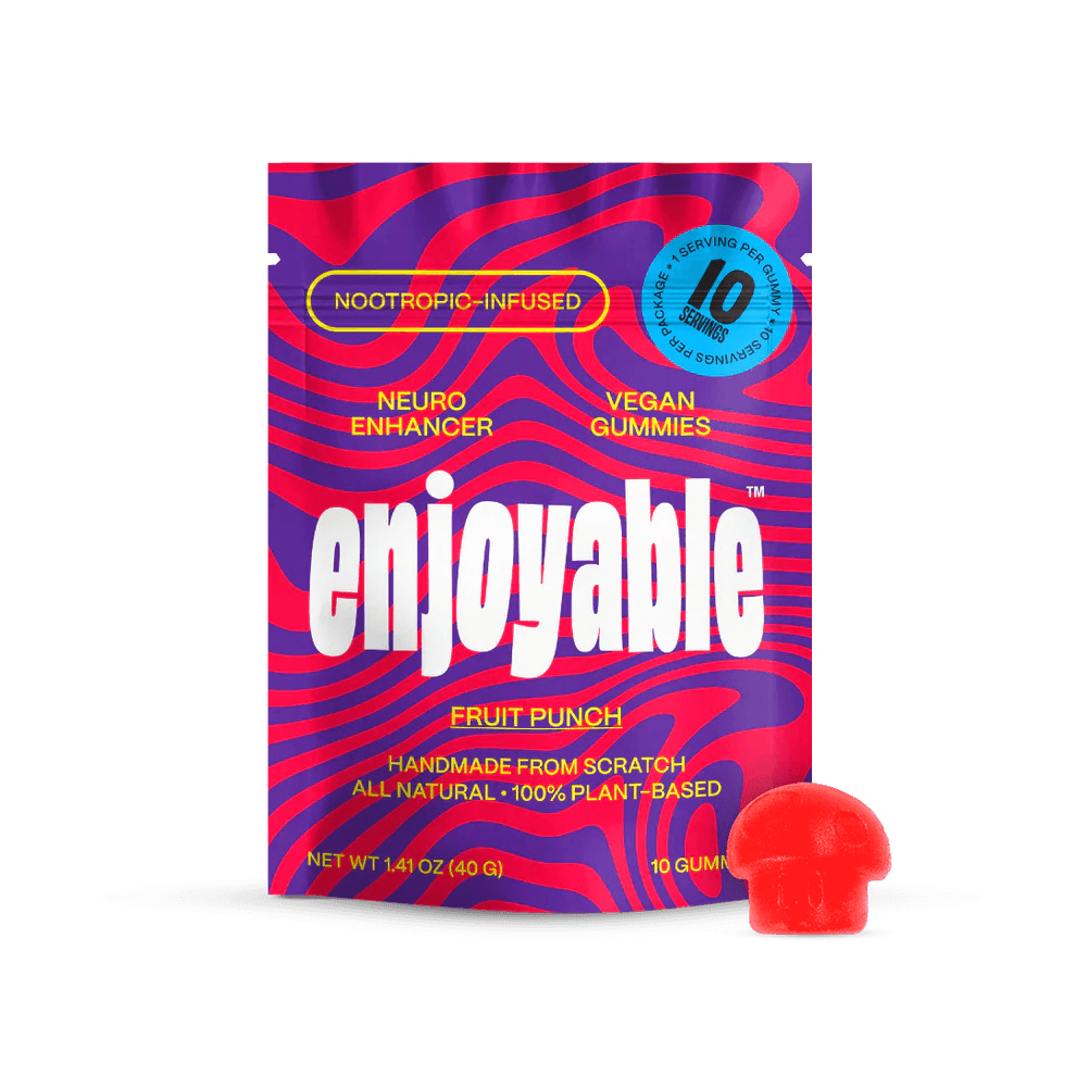 Enjoyable Mushroom Gummies (10-Pack Display) - CHC Distro