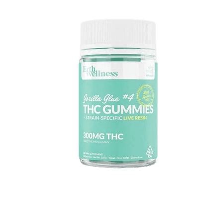 Erth Wellness D9 Strain Specific Live Resin Gummies (6pk Display)