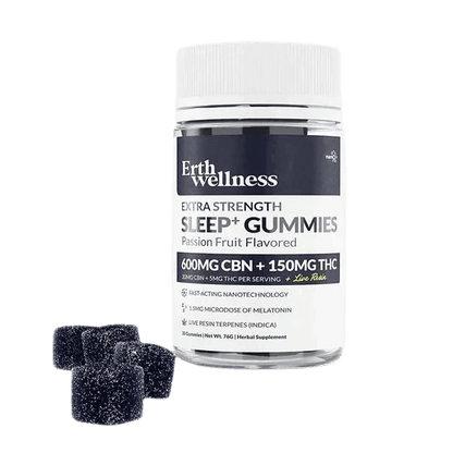 Erth Wellness D9 Strain Specific Live Resin Gummies (6pk Display)