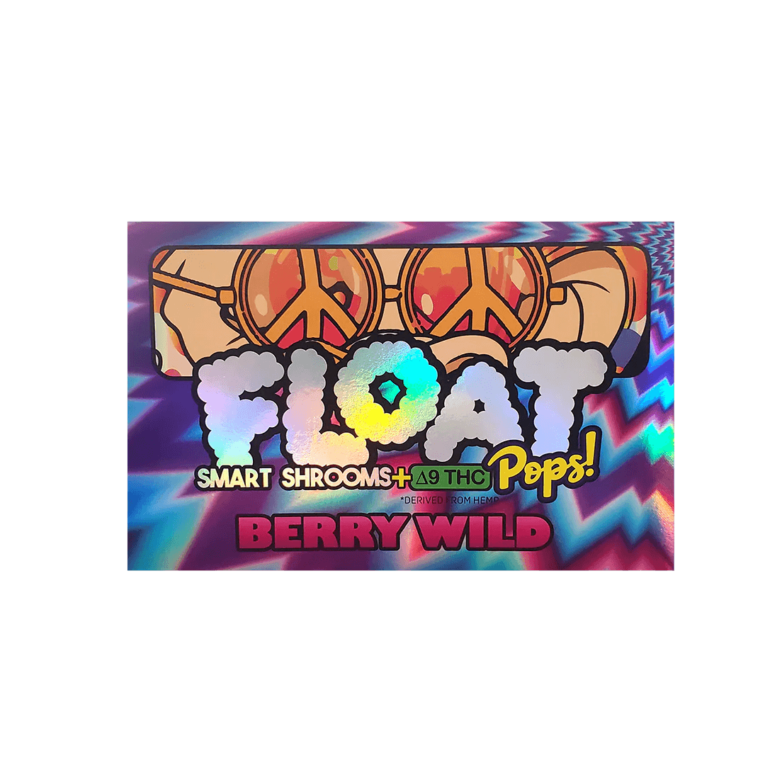 FLOAT D9 Lollipop +shroom extract (50 Count Display) - CHC Distro