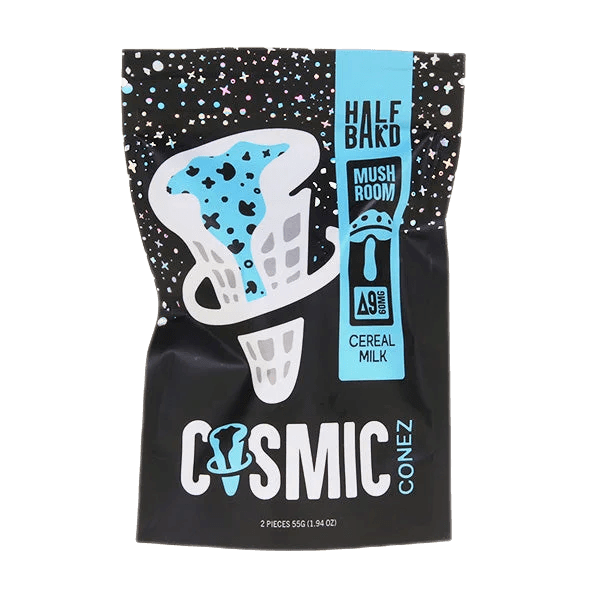 Half Bak’d Mushy Cosmic Conez | 2 Count (5-Pack Display) - CHC Distro