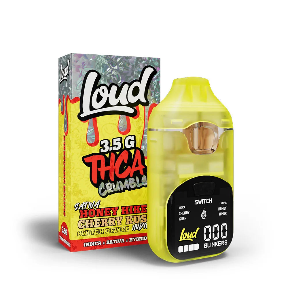 LOUD 3.5 THCA CRUMBLE Disposable (5pk Display)