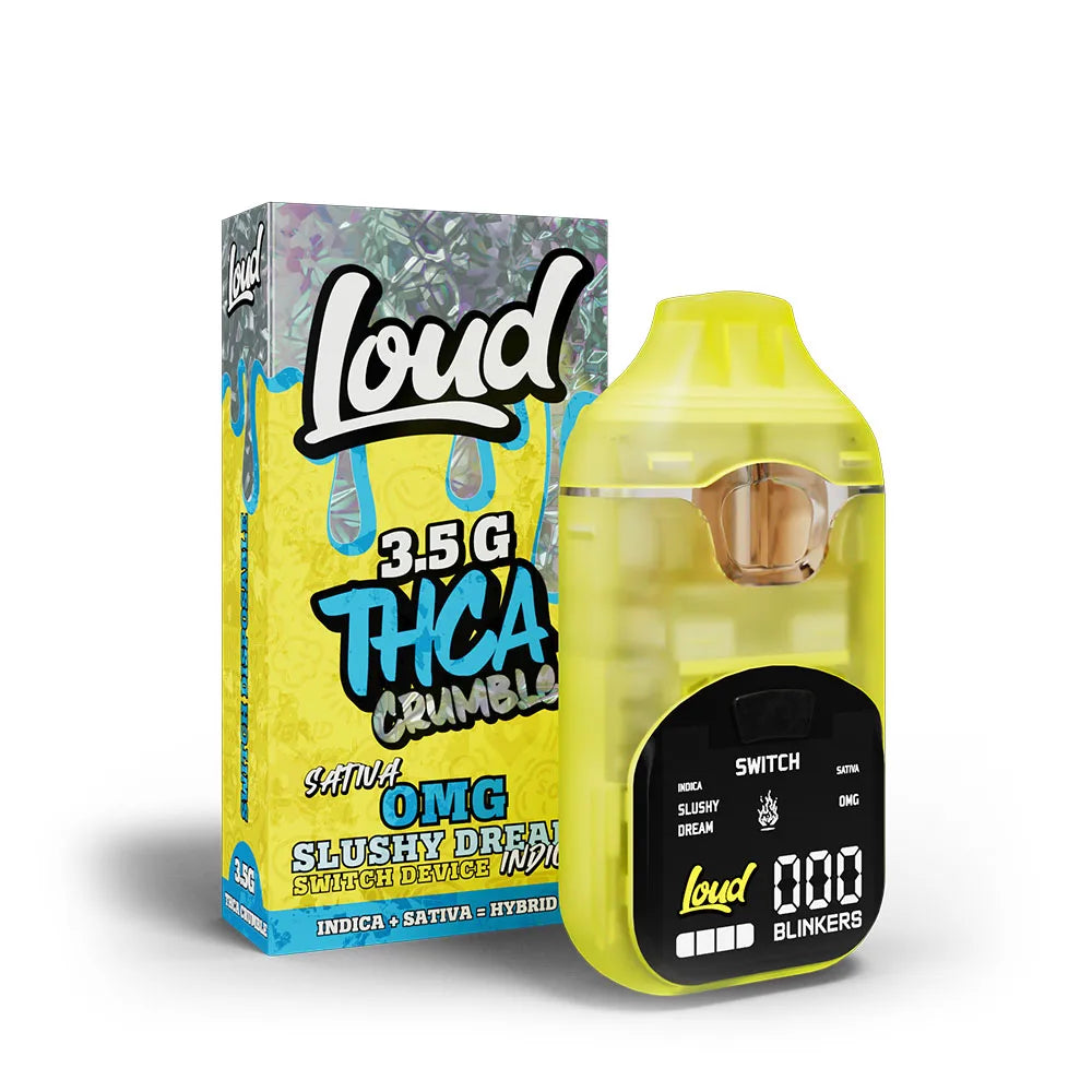 LOUD 3.5 THCA CRUMBLE Disposable (5pk Display)