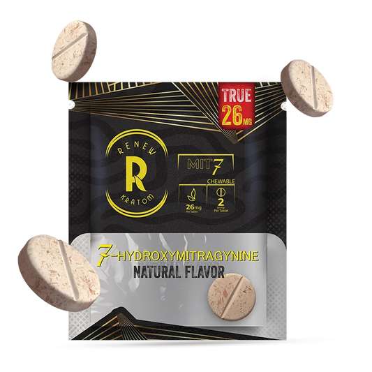 Renew Kratom 7-OH Tablets 26mg 20Ct Display