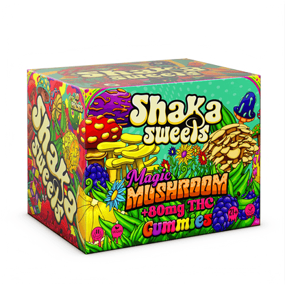 Shaka Sweets Magic Mushroom Gummies (10-Pack Display) - CHC Distro