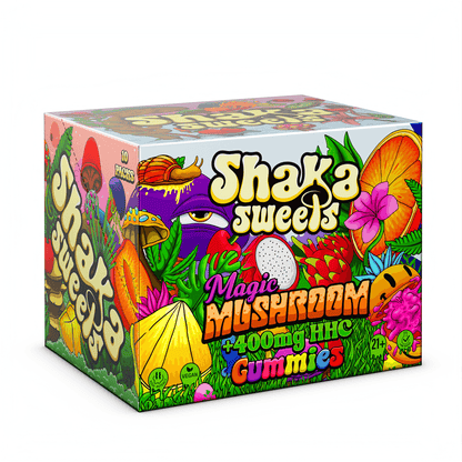 Shaka Sweets Magic Mushroom Gummies (10-Pack Display) - CHC Distro