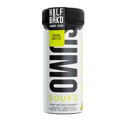 Half Bak'd SUMO D9 SOUR'D Gummies 10,000mg (6-Pack Display)