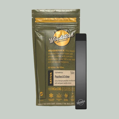 Woodstock THCA Liquid Diamond 2G Disposable (5-Pack Display)