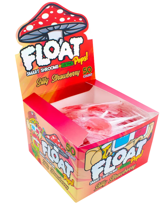 FLOAT Smart Shrooms + D9 Lollipops 2 Pack