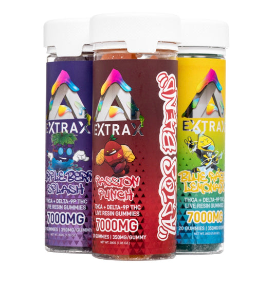 Delta Extrax Adios Blend Gummies 7000 mg (6 Pack Display)