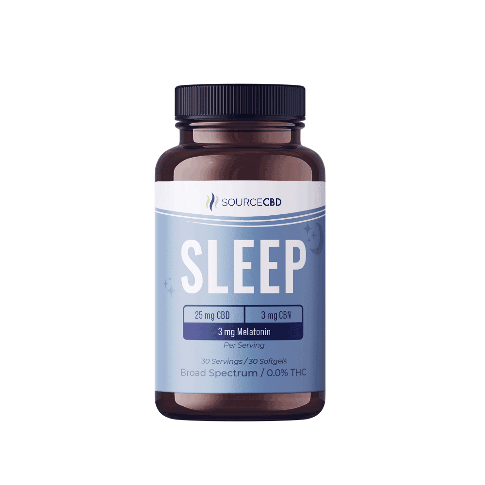 CBD Softgels with Melatonin and CBN for Sleep 750 mg - CHC Distro