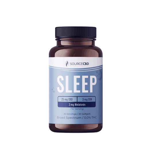 CBD Softgels with Melatonin and CBN for Sleep 750 mg - CHC Distro